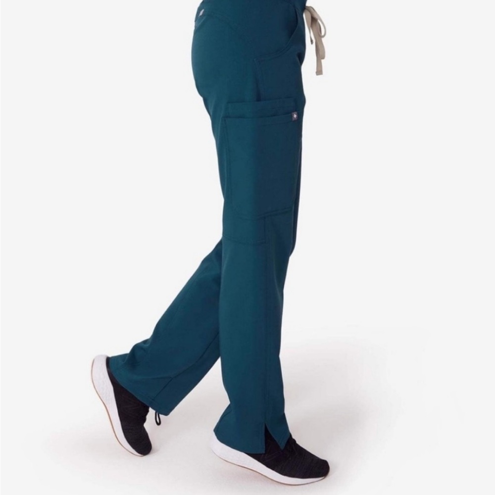 FIGS Kade Caribbean Blue Scrub Pant